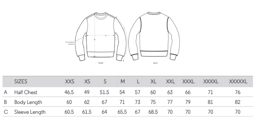 Saintly Organic Unisex Roller Sweatshirt