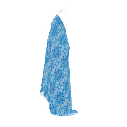Sky Athena Silk Backless Halterneck Dress