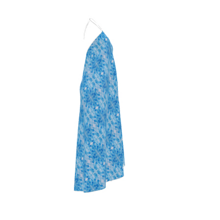 Sky Athena Silk Backless Halterneck Dress