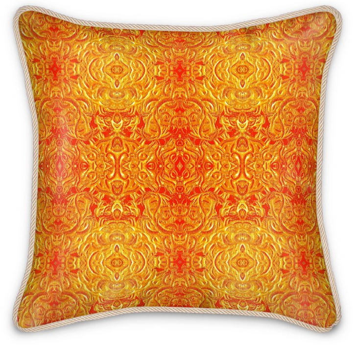 Amber Rose Beautiful 100% Pure Silk Luxury Cushion