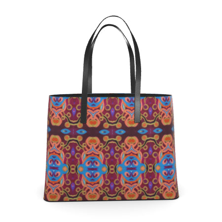 Bohemian Baroque Women's Leather Kika Tote Bag