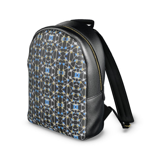 Cosmic Sea Leather Backpack