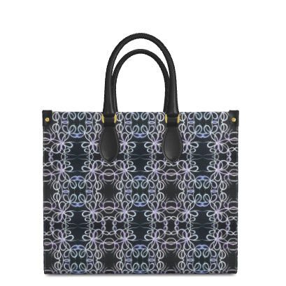 Lily Lilac Italian Leather Shopper Bag