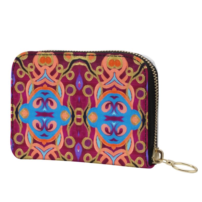 Bohemian Baroque Leather Zip Purse