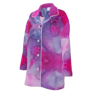 Watercolour Bliss Silk Luxury Sleepwear