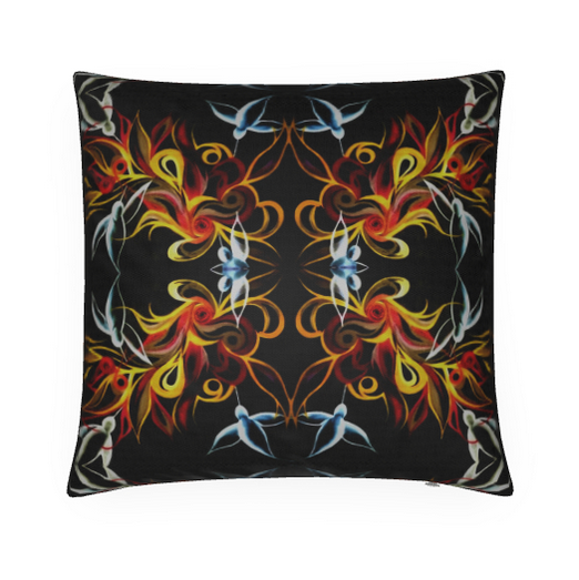 Fire Birds 2 Luxury Cushions