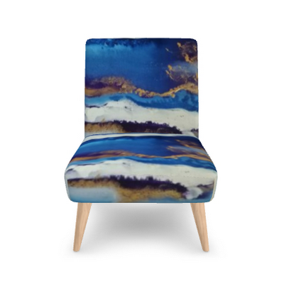 Blue Heaven Bespoke Handmade Occasion Chair