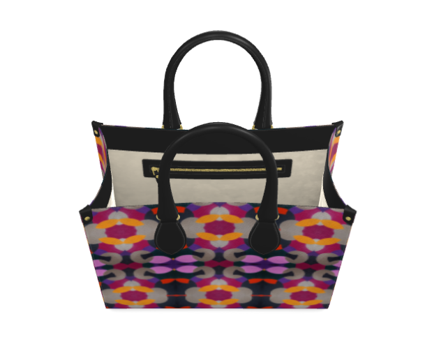 Colour Pop Italian Leather Shopper Bag