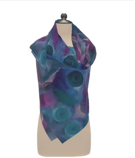 Lyra Pure Silk & Cotton Scarves