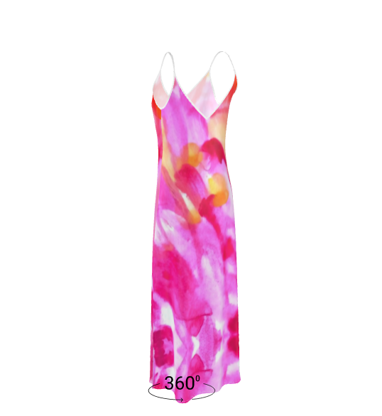 Tutti Frutti Silk Slip Dress