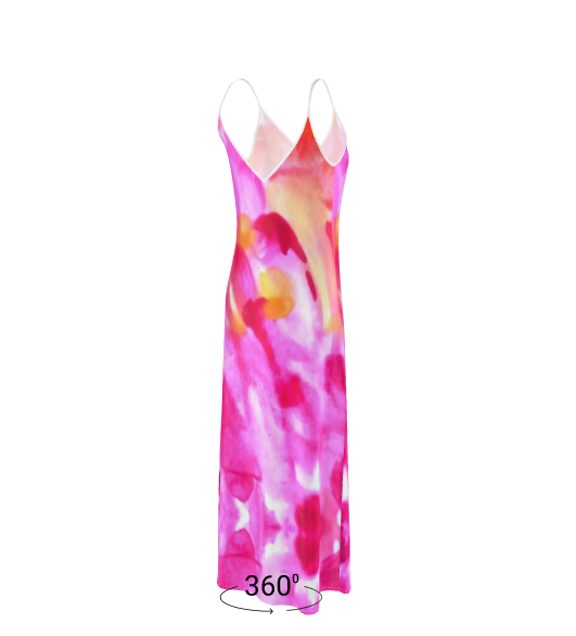 Tutti Frutti Silk Slip Dress