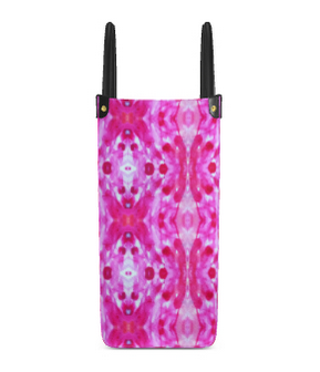 Pink Athena Italian Leather Shopper Bag