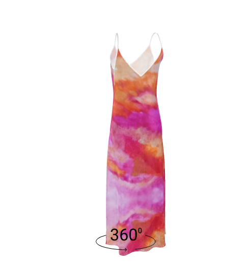 Horizon Silk Slip Dress