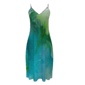 Green Goddess  Woman's Midi Dress