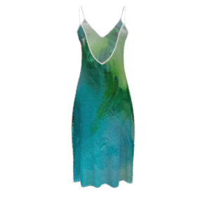 Green Goddess  Woman's Midi Dress