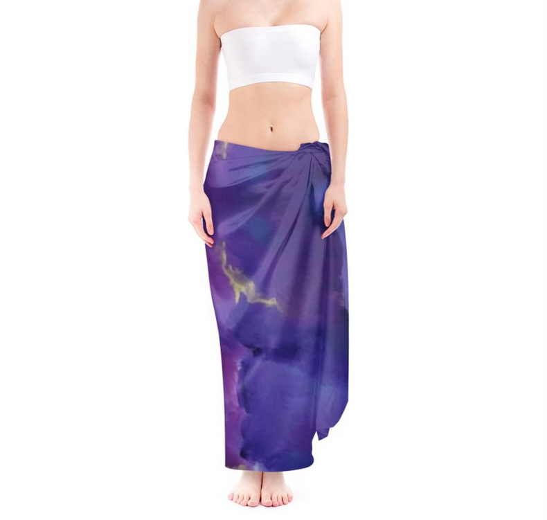 Purple Layla Women's Silk Sarongs