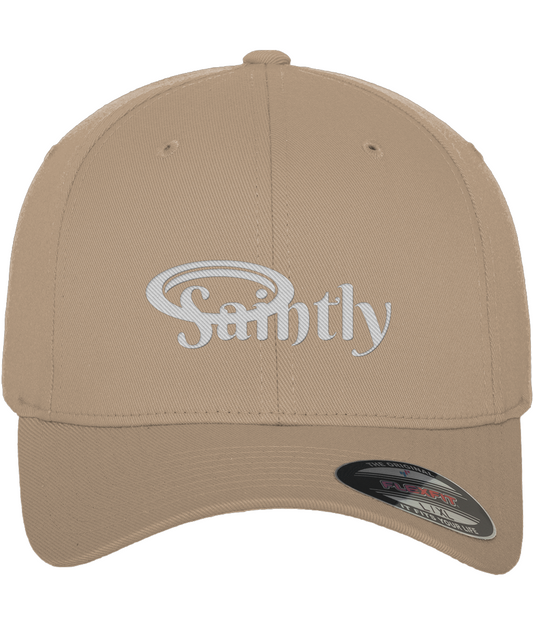 Saintly Embroidered Fitted Baseball Cap