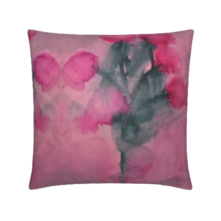 Floral Water Study #2 Luxury Cushion