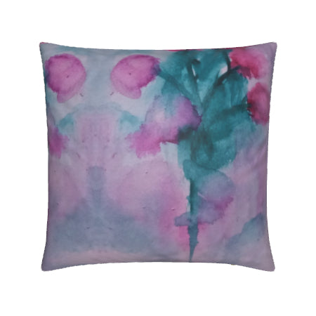 Floral Water Study #1 Luxury Cushion